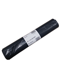 Jätesäkki 200L musta 10kpl rulla