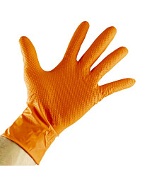 Nitriilikäsine JBM Oranssi XL 