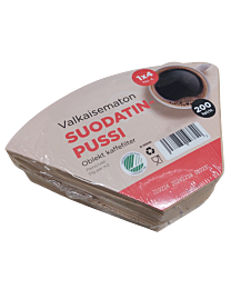 Suodatinpussi valkaisematon 1x4 200kpl