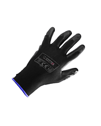 Työkäsine PU-pinnoitettu Musta 11/XXL
