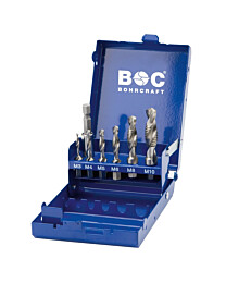 Yhdistelmäkierretappisarja Bohrcraft HSS-G M3-M10 7-osaa