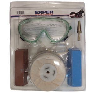 Kiillotussarja porakoneeseen 100 mm 8-osainen